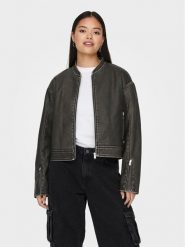 ONLY Kurtka z imitacji skóry Mindy 15317180 Czarny Regular Fit. Czarne kurtki Only, xs, bez wzorów, ze skóry, bez kaptura. Za 159.99 zł.