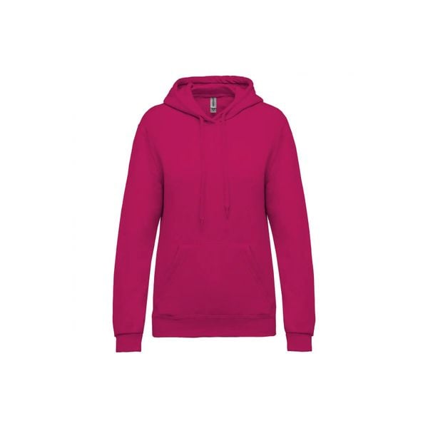 Bluza damska z kapturem Kariban. Czerwone bluzy KARIBAN, l, bez wzorów, z bawełny, z kapturem. Za 139.00 zł.
