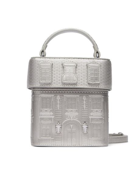 KARL LAGERFELD Torebka B4W30113 Srebrny. Szare torebki klasyczne KARL LAGERFELD, bez wzorów, ze skóry, bez dodatków. Za 1,299.00 zł.