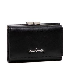 Mały Portfel Damski Pierre Cardin. Czarne portfele Pierre Cardin, bez wzorów. Za 159.99 zł.