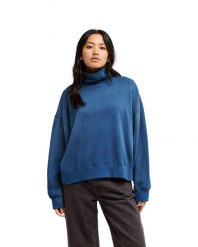 Bluza dla Kobiety FOX RIVER Niebieski. Niebieskie bluzy Quiksilver, m, bez wzorów, z bawełny, bez kaptura. Za 339.99 zł.