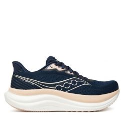 Buty do biegania Saucony. Niebieskie obuwie sportowe Saucony, bez zapięcia, do biegania. Za 849.99 zł.