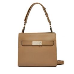 Torebka Tommy Hilfiger. Brązowe torebki klasyczne TOMMY HILFIGER, bez wzorów, bez dodatków. Za 289.99 zł.