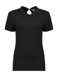 Canadian Peak Koszulka polo "Koctaileak" w kolorze czarnym rozmiar: S. Czarne bluzki Canadian Peak, s, bez wzorów, z bawełny, bez kołnierzyka, bez ramiączek. Za 92.42 zł.