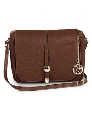 Pia Sassi Skórzana torebka "Monte Avella" w kolorze brązowym - 25 x 23 x 7 cm rozmiar: onesize. Brązowe torby na ramię Pia Sassi, bez wzorów, z materiału, na ramię, bez dodatków. Za 217.99 zł.