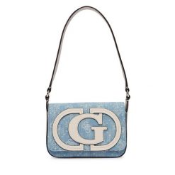 Torebka Guess. Niebieskie torebki klasyczne Guess, z aplikacjami, bez dodatków. Za 544.99 zł.