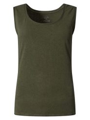 Timezone Top w kolorze khaki rozmiar: XL. Brązowe topy Timezone, xl, bez wzorów, bez kołnierzyka, bez ramiączek. Za 70.08 zł.