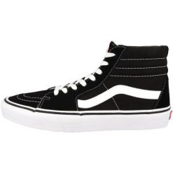 Tenisówki Vans Model Sk8-hi Kolor Czarny. Czarne trampki Vans, bez wzorów, z tkaniny, bez zapięcia. Za 389.99 zł.
