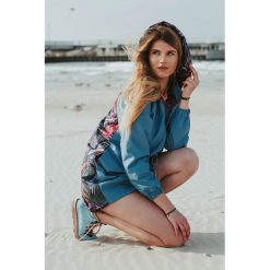 Waikane Vibe Parka w kolorze niebiesko-fioletowym ze wzorem rozmiar: XS. Niebieskie parki Waikane Vibe, xs, bez kaptura. Za 166.88 zł.