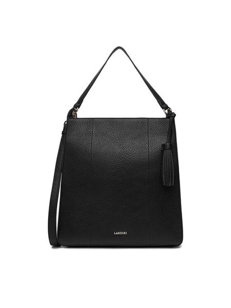 Lasocki Torebka C-LSK-L-015-08 Czarny. Czarne listonoszki Lasocki, bez wzorów, z materiału, bez dodatków. Za 169.99 zł.