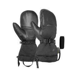 Rękawice narciarskie Reusch Volcano Pro Gore-Tex + Gore Warm Technology. Czarne rękawiczki REUSCH, bez wzorów, z gore-texu, sportowe. Za 928.00 zł.