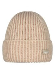 Barts Czapka "Guane" w kolorze beżowym rozmiar: onesize. Brązowe czapki Barts, z aplikacjami, ze splotem. Za 117.73 zł.