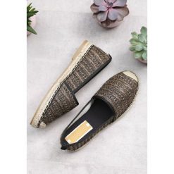 Czarne Espadryle Lonely. Czarne espadryle Born2be, bez wzorów, bez obcasa, na płaskiej podeszwie, bez zapięcia. Za 39.99 zł.