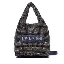 Torebka LOVE MOSCHINO. Niebieskie torebki klasyczne Love Moschino, bez wzorów, bez dodatków. Za 549.99 zł.