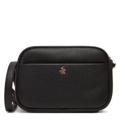 Torebka Beverly Hills Polo Club. Czarne listonoszki Beverly Hills Polo Club, bez wzorów, bez dodatków. Za 179.99 zł.