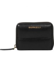 Burkely Skórzany portfel w kolorze czarnym - 12 x 10 x 3 cm rozmiar: onesize. Czarne portfele Burkely, bez wzorów, z materiału. Za 102.45 zł.