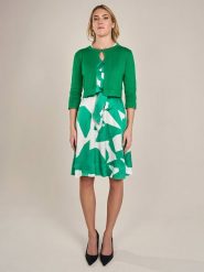 APART Bolerko w kolorze zielonym rozmiar: 38. Zielone swetry Apart, bez wzorów, bez ramiączek. Za 109.52 zł.