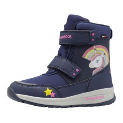 Śniegowce juniorskie KangaROOS K-MJ Edison EV RTX SL. Niebieskie trapery i śniegowce KangaROOS. Za 209.99 zł.