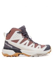 Salomon Trekkingi X Ultra 360 Edge Mid Gore-Tex L47816400 Różowy. Czerwone obuwie sportowe Salomon, z gore-texu, trekkingowe. Za 689.99 zł.