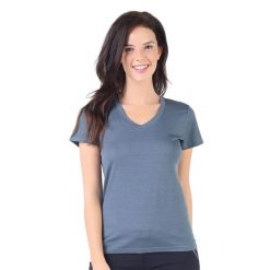 Koszulka turystyczna damska Woolona Calima 100% Merino. Szare koszulki sportowe WOOLONA, bez wzorów, bez ramiączek. W wyprzedaży za 261.00 zł.