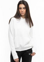 Bluza sportowa damska Nike Wmns Park 20 Fleece. Białe bluzy Nike, m, bez wzorów, z bawełny, z kapturem. Za 192.99 zł.