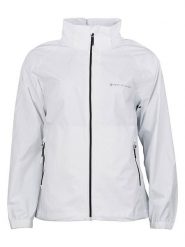 Peak Mountain Kurtka przeciwwiatrowa "Abrest" w kolorze białym rozmiar: M. Białe kurtki sportowe Peak Mountain, m, bez wzorów, z materiału, bez kaptura, outdoorowe. Za 130.99 zł.