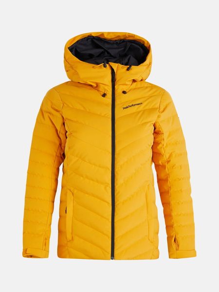 Kurtka Peak Performance Damska W Frost Ski Jacket. Żółte kurtki narciarskie Peak Performance, l, bez wzorów, z poliesteru, bez kaptura, narciarskie. Za 1,479.00 zł.
