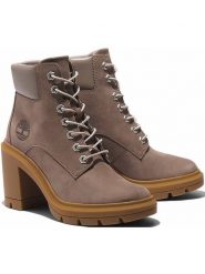 Timberland Skórzane botki "Allington" w kolorze szarobrązowym rozmiar: 40. Brązowe botki Timberland, bez wzorów, z materiału, bez obcasa, bez zapięcia. Za 400.65 zł.