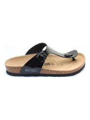 BAYTON Japonki "Mercure" w kolorze czarnym rozmiar: 39. Czarne klapki Bayton, bez wzorów, z otwartym noskiem, bez obcasa. Za 126.45 zł.