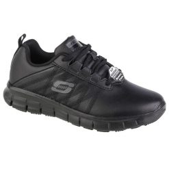Buty sportowe Skechers Sure Track Erath czarne damskie. Czarne obuwie sportowe Skechers, na wiosnę, z syntetyku, bez zapięcia, trekkingowe. Za 359.99 zł.