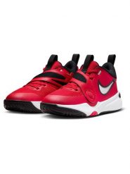 Nike Sportswear Buty sportowe "Team Hustle D 11" w kolorze czarno-czerwonym rozmiar: 38,5. Czarne obuwie sportowe Nike Sportswear, z materiału, bez zapięcia. Za 224.52 zł.