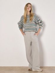 Apricot Sweter w kolorze morsko-beżowym rozmiar: XL. Brązowe swetry Apricot, xl, bez wzorów, z wełny, bez ramiączek. Za 114.71 zł.