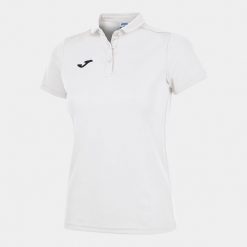 Koszulka polo do tenisa damska Joma Hobby. Białe koszulki polo Joma, l, bez wzorów, bez kołnierzyka, bez ramiączek. Za 101.99 zł.