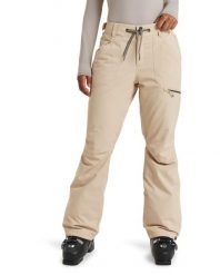 Spodnie snowboardowe damskie ROXY Nadia. Brązowe spodnie narciarskie Roxy, xs, bez wzorów, z poliesteru, rowerowe. Za 689.99 zł.