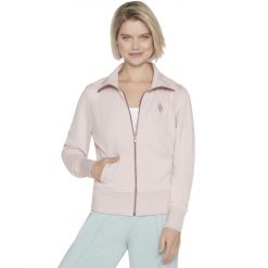Bluza sportowa damska Skechers W3JA262LPK. Czerwone bluzy Skechers, xs, bez wzorów, bez kaptura. Za 199.99 zł.