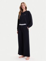 Polo Ralph Lauren Piżama 4P8030 Czarny Relaxed Fit. Czarne piżamy Polo Ralph Lauren, bez wzorów, z bawełny, bez ramiączek. Za 959.99 zł.