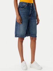 Tommy Hilfiger Szorty jeansowe WW0WW48597 Niebieski Relaxed Fit. Niebieskie szorty TOMMY HILFIGER, bez wzorów, z jeansu. Za 529.99 zł.