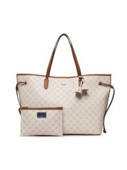 JOOP! Torebka Lara 4140006141 Écru. Shopper Joop!, bez wzorów, ze skóry, bez dodatków. Za 969.99 zł.