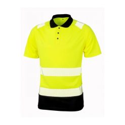 Koszulka polo z recyklingu Result. Czarne bluzki RESULT, bez wzorów, bez kołnierzyka, bez ramiączek. Za 172.00 zł.