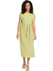 WITT WEIDEN Sukienka w kolorze zielonym rozmiar: 54. Zielone sukienki WITT WEIDEN, na co dzień, bez wzorów, z tkaniny, bez kołnierzyka, bez ramiączek, midi, proste. Za 43.99 zł.