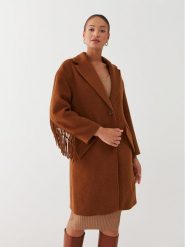 Guess Płaszcz wełniany Martine W2BL51 WEWU0 Brązowy Relaxed Fit. Brązowe płaszcze Guess, na zimę, m, z aplikacjami, z syntetyku, bez kaptura. Za 1,119.00 zł.