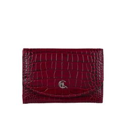 Portfel damski skórzany Canaletto croco – elegancja, funkcjonalność i ochrona RFID PD1201cs162 GR. Brązowe portfele bez wzorów, ze skóry. Za 171.00 zł.