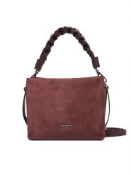 Coccinelle Torebka P6P Boheme Suede Bimaterial E1 P6P 58 01 01 Bordowy. Czerwone torebki klasyczne Coccinelle, bez wzorów, ze skóry, bez dodatków. Za 1,549.00 zł.