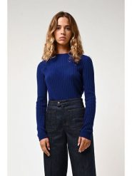AUTHENTIC CASHMERE Kaszmirowy sweter w kolorze niebieskim rozmiar: XL. Niebieskie swetry AUTHENTIC CASHMERE, xl, bez wzorów, z kaszmiru, bez ramiączek. Za 369.99 zł.