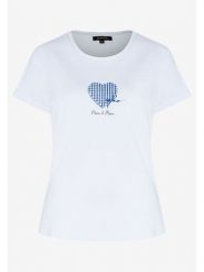 More & More Koszulka w kolorze białym rozmiar: 46. Białe bluzki More & More, bez wzorów, bez kołnierzyka, bez ramiączek. Za 74.11 zł.