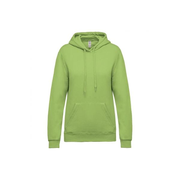 Bluza damska z kapturem Kariban. Zielone bluzy KARIBAN, m, bez wzorów, z bawełny, z kapturem. Za 139.00 zł.