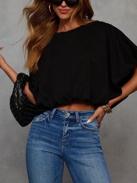 Milan Kiss Koszulka w kolorze czarnym rozmiar: S. Czarne bluzki Milan Kiss, s, bez wzorów, bez kołnierzyka, bez ramiączek. Za 130.19 zł.