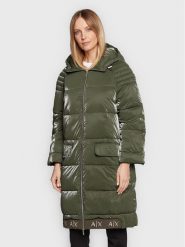 Armani Exchange Płaszcz zimowy 6LYK07 YNSKZ 1880 Zielony Regular Fit. Zielone płaszcze Armani Exchange, na zimę, l, bez wzorów, z syntetyku, bez kaptura. Za 1,089.00 zł.