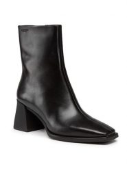 Vagabond Shoemakers Botki Hedda 5002-001-20 Czarny. Czarne botki Vagabond Shoemakers, bez wzorów, ze skóry, bez obcasa, na słupku, bez zapięcia. Za 719.99 zł.