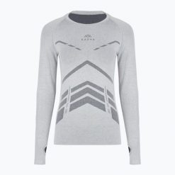 Bluza termoaktywna damska KADVA ALPINESTEP BAMBOO THERMO LIGHT PLUS bezszwowa. Szare bielizna sportowa KADVA, bez wzorów. Za 79.99 zł.